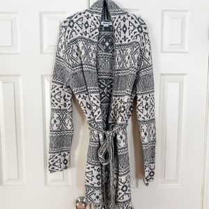 Women’s William Rast Cardigan - Gray/Ivory XL